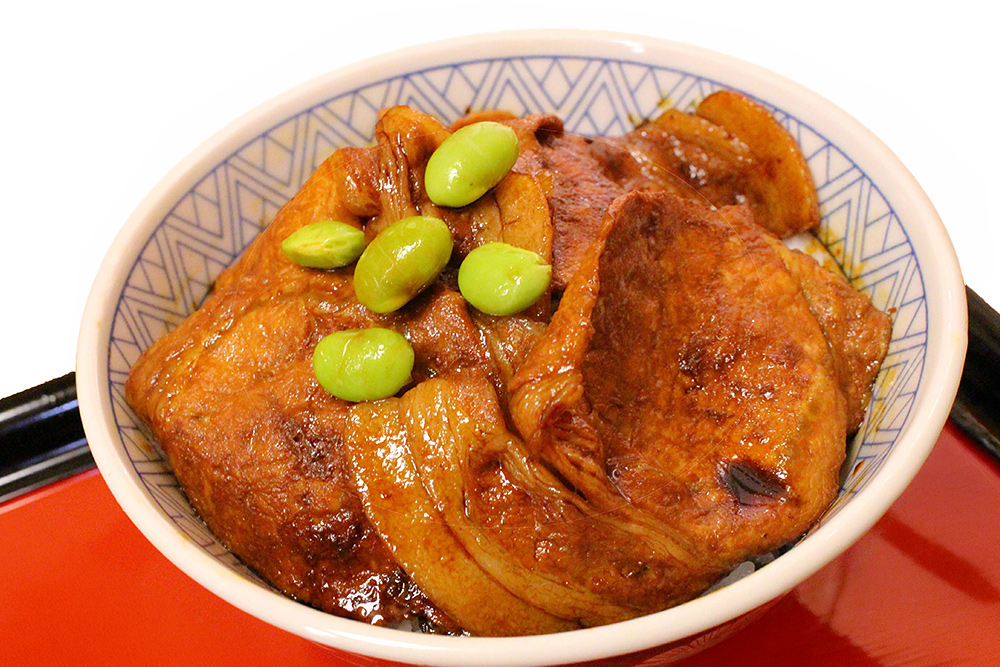 お茶の葉豚丼